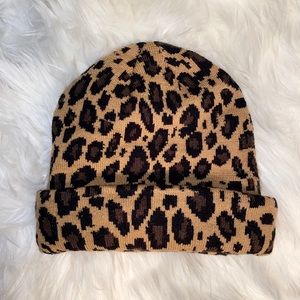 Cheetah beanie